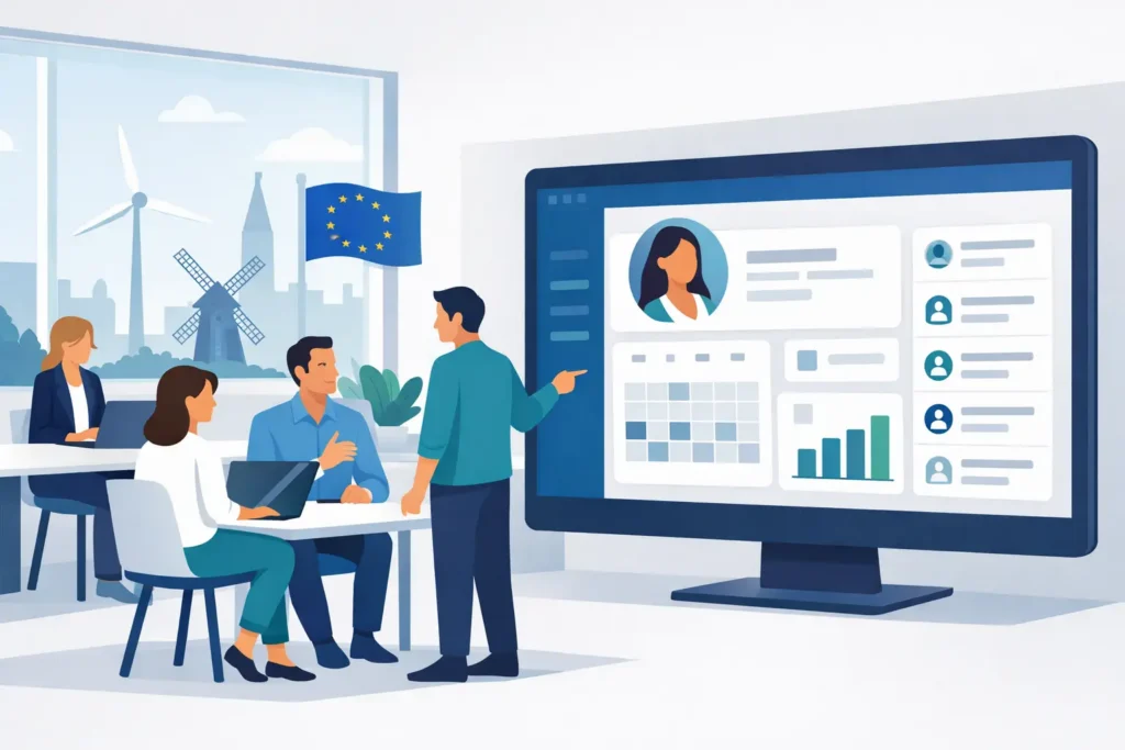 EU hosted HR software for growing European SMEs