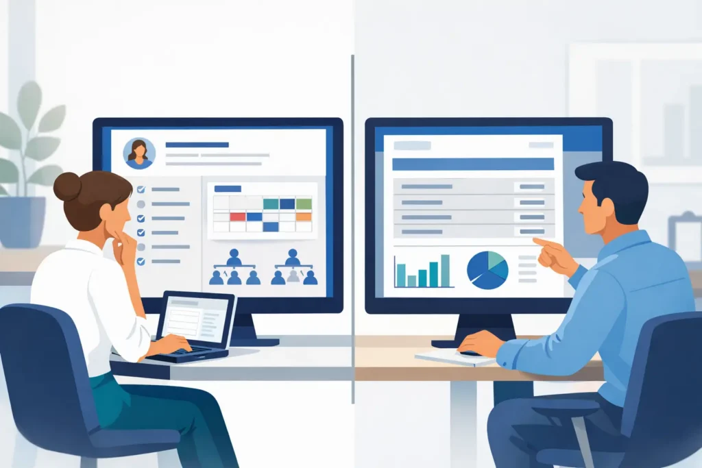 HRIS vs payroll software: what growing teams need